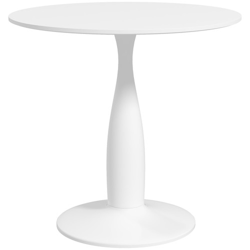 Round dining table with steel - round,