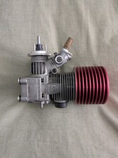 Nitro engine for model car, red and silver, great condition