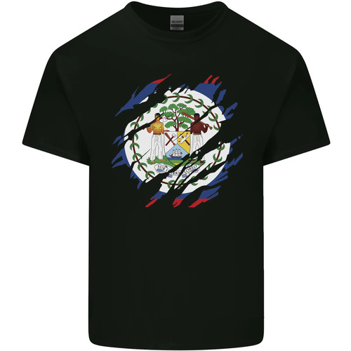 Torn belize flag belizean - torn,