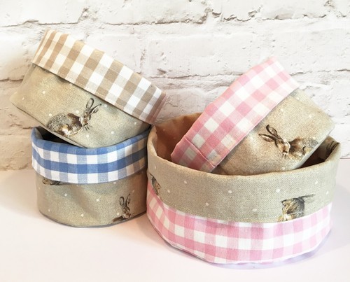 Handmade easter fabric storage - easter,