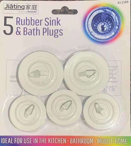 Rubber bath sink plug cm - 5,