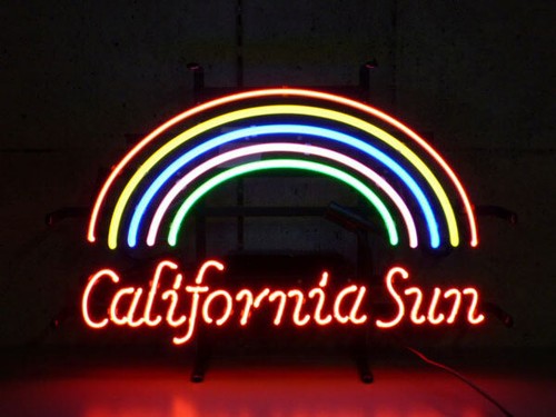 California sun raibow - california, 24"x16"
