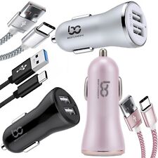 Fast Car Charger USB C Adapter For Motorola G24 G23 G14 G13 G04 G34 G22 G62 G10