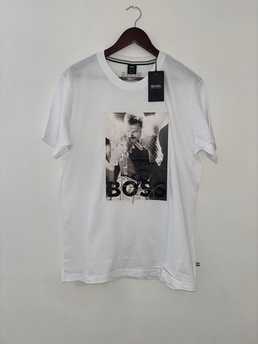 Boss men white crew neck - men's,