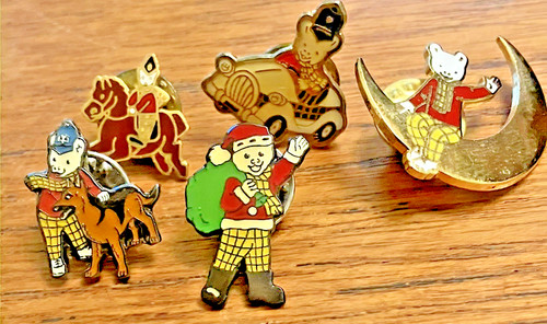 Five vintage rupert - five,