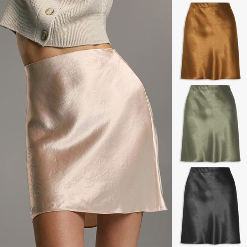 Womens ladies satin - silk, a