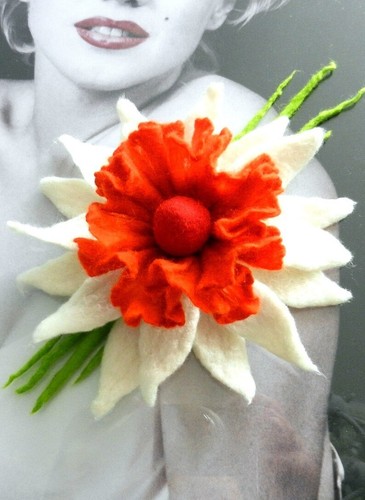 Felted wool merino - felted,