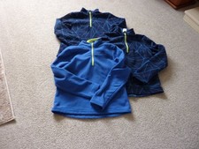 BOYS DECATHLON QUECHUA SKI FLEECES X 3 AGE 10-11 GUC