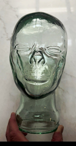 Clear glass faceless - clear,