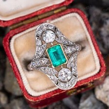 Art deco vintage - sz, green