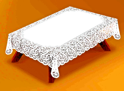 Tablecloth lace white wedding - lace,
