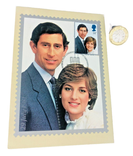 Postcard post card princess - post,