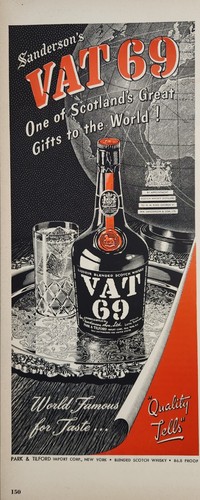1950 print sanderson vat - print,