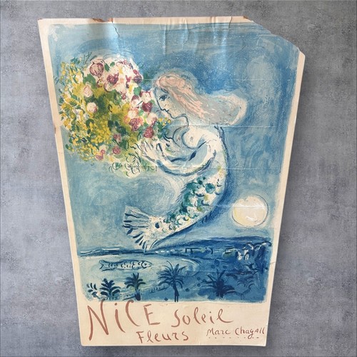 Marc chagall rare baie des - chagall,