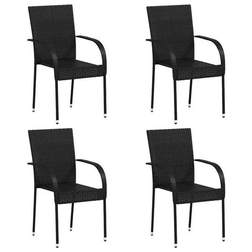 Stackable outdoor chairs 4 - stackable,