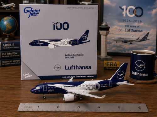 Geminijets lufthansa 100th - lufthansa,