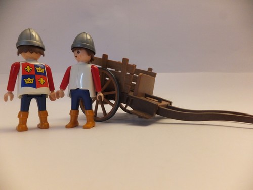 Playmobil cart 2 soldiers - playmobil,