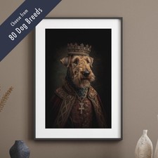 Royal Dog Portrait Print –
