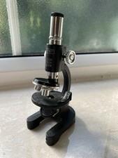 Merit Microscope Children's Student Kit 1950s Vintage Collectible, Boxed