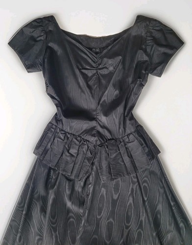 Vintage 1930s black - 1930s, silk