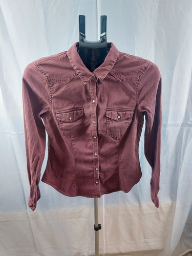Divided burgundy denim - divided,