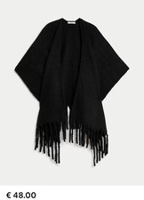 M&S Poncho Cape Shawl Large