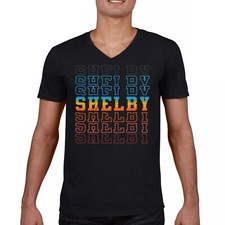 Shelby Mustang V-Neck T-shirt
