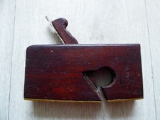 Vintage Miniature Wood Plane Violin Thumb/Finger Plane with Brass Base