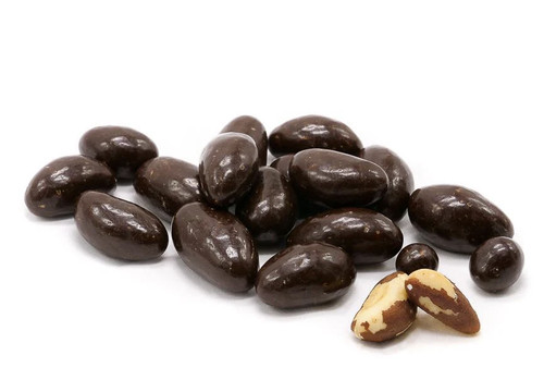 Dark chocolate brazil nuts - chocolate,