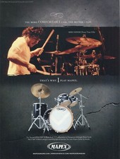 2007 Print Ad of Mapex M Birch Rock 22 Drum Kit w Mike Novak of Every Time I Die