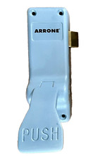 Panic Hardware Arrone Single Push Pad for Exit Doors - Silver (AR883)