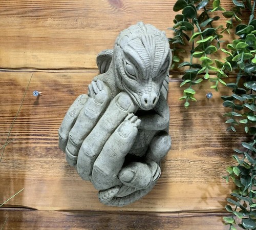 Stone garden baby dragon - garden, in