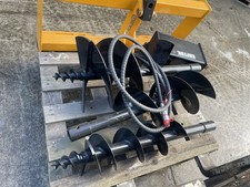 Post Hole Digger Auger Skid Steer ☎️07711 285948☎️new 3 Sizes Hydraulic Plus Vat