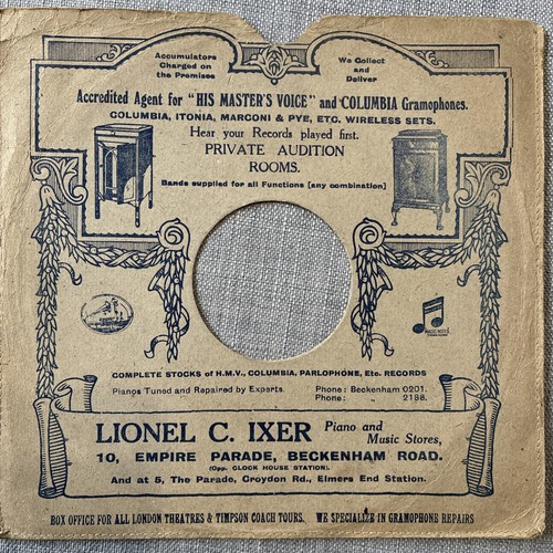 Gramophone 78 record - 10",