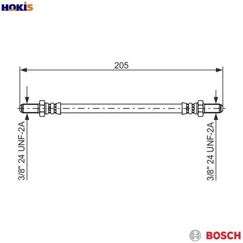 Brake hose 987 476 575 - 476,
