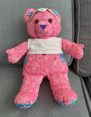 1997 vintage doodle bear pink - doodle,