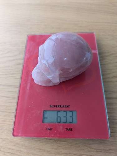 Rose quartz crystal skull - crystal,