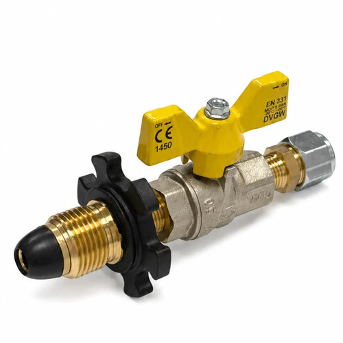 Lpg gas shut off valve - off, g1/4