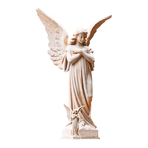 Angel statue cardboard - statue, cutout