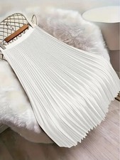 Pincess  pleated midi skirt