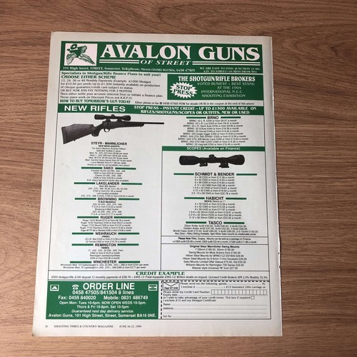 Guns106 magazine advert 12x9 - magazine,
