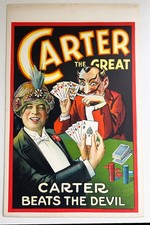 Magic, Conjuring poster  Carter the Great - 1936