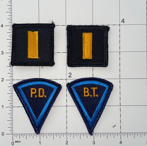 Collar ranks police badge lot - collar,