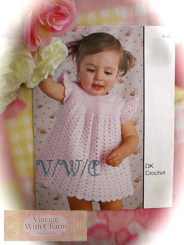 Vintage crochet pattern - crochet, baby's