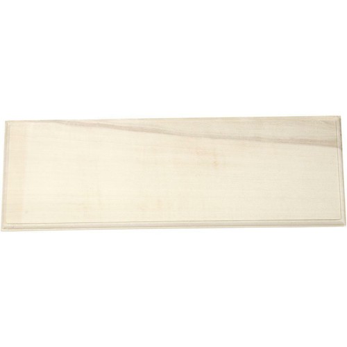 Wooden plaque plain oblong - wooden,