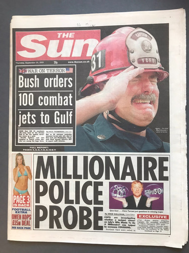 2001 newspaper usa world trade - 2001,