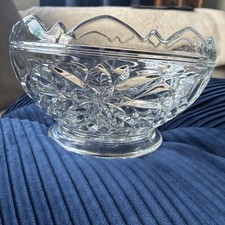 Vintage crystal cut glass - crystal,