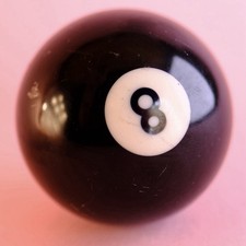 VW Polo 86c Breadvan Genuine Pool Ball Gear Knob Classic Number 8 Black Ball