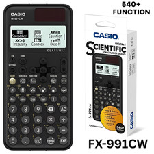 Casio FX-991CW Advanced Scientific Calculator A/AS Level Maths✅ 540+ Functions✅