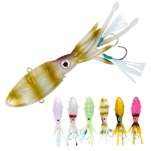 Soft rubber glow - glow, squid